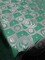 1 Yard Floral Metallic Jacquard Brocade Lime Green & Silver Fabric for Apparel Decor 60 Inch Width